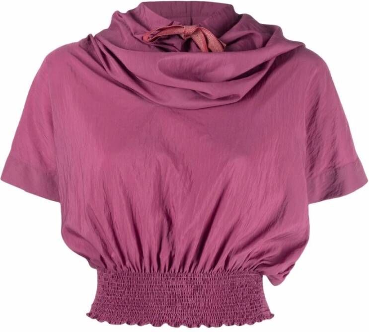 Kenzo Paarse Polyamide Top Fw21 Collectie Purple Dames