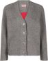 Kenzo Parel Grijs Vest met Target Design Grijs Dames - Thumbnail 1
