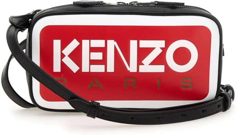 Kenzo Zwarte Cross Body Tas Stijlvol en Functioneel Black