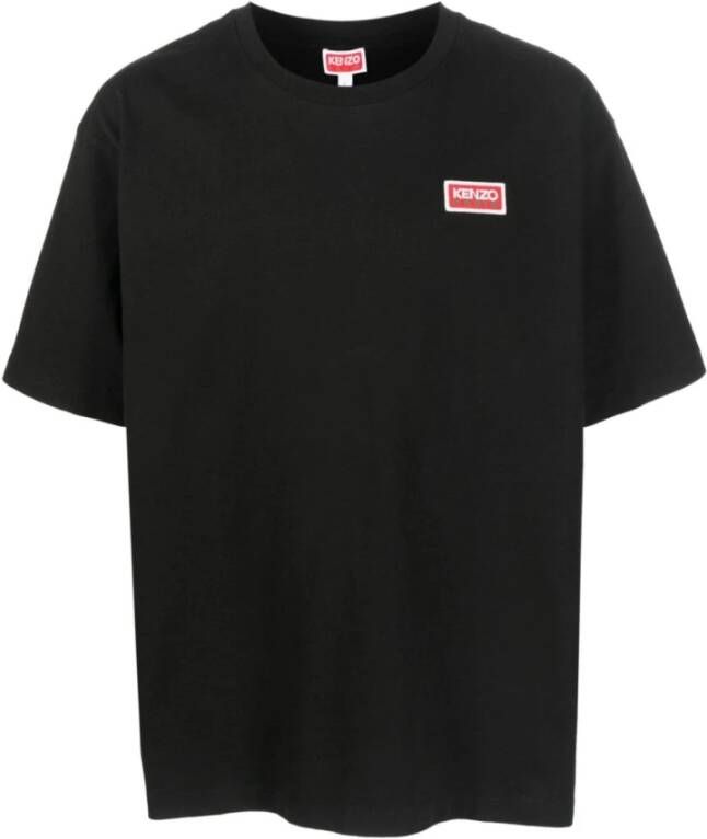 Kenzo Zwart Oversized T-shirt met korte mouwen Black Heren