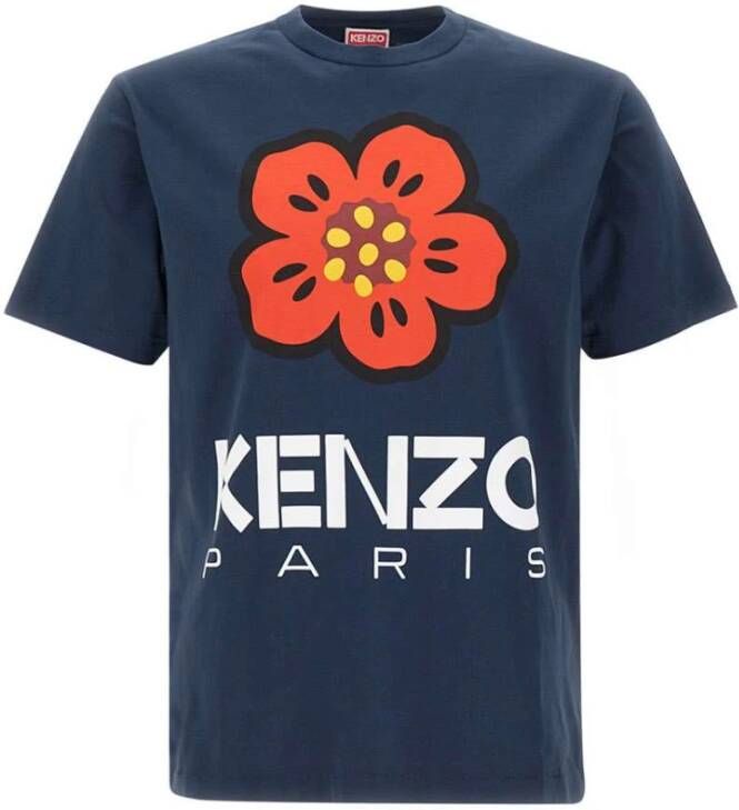 Kenzo Paris T-shirts and Polos Blue Blauw Heren