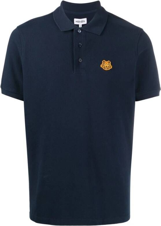Kenzo Poloshirt Blauw Heren
