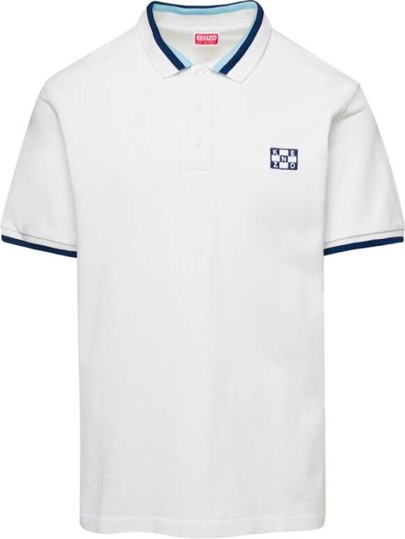 Kenzo Polo shirt with logo Wit Heren