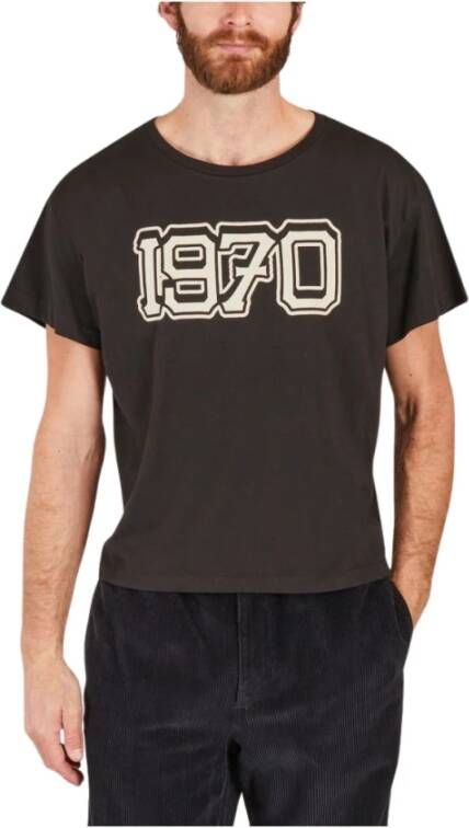 Kenzo Retro Boxy Varsity T-shirt Zwart Heren