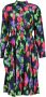 Kenzo Robe wazige bloemen couleur presta: multicolore Zwart Dames - Thumbnail 1