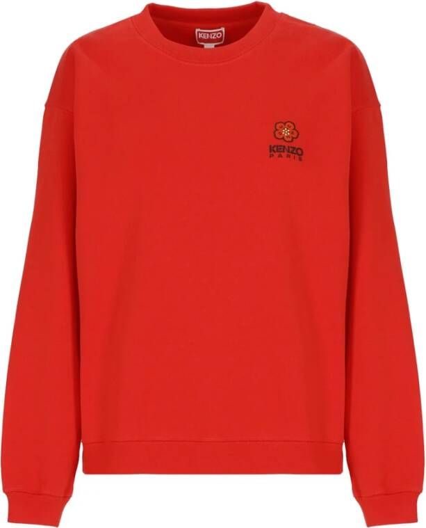 Kenzo Rode Boke Flower Sweatshirt voor Dames Rood Dames