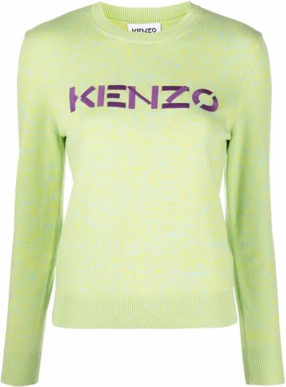 Kenzo Ronde Hals Gebreide Kleding Groen Dames