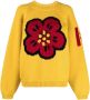Kenzo Katoenen Pullover Lange Mouw Geribbelde Afwerking Yellow Dames - Thumbnail 4