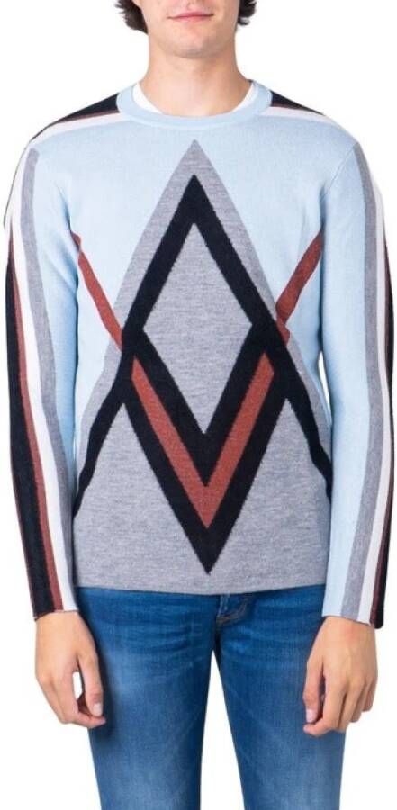 Kenzo Round-neck Knitwear Blauw Heren