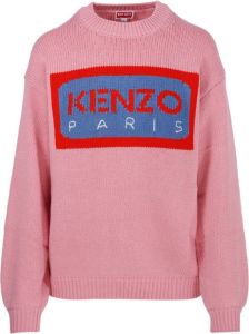 Kenzo Round-neck Knitwear Roze Dames