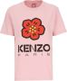 Kenzo Roze Katoenen T-shirt met Contrasterende Kleur Roze Dames - Thumbnail 1