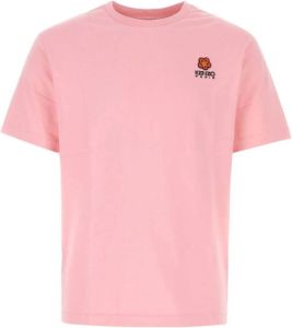 Kenzo Roze katoenen t-shirt Roze Heren