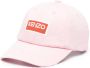 Kenzo Roze Logo-Geborduurde Baseballpet Pink Dames - Thumbnail 3