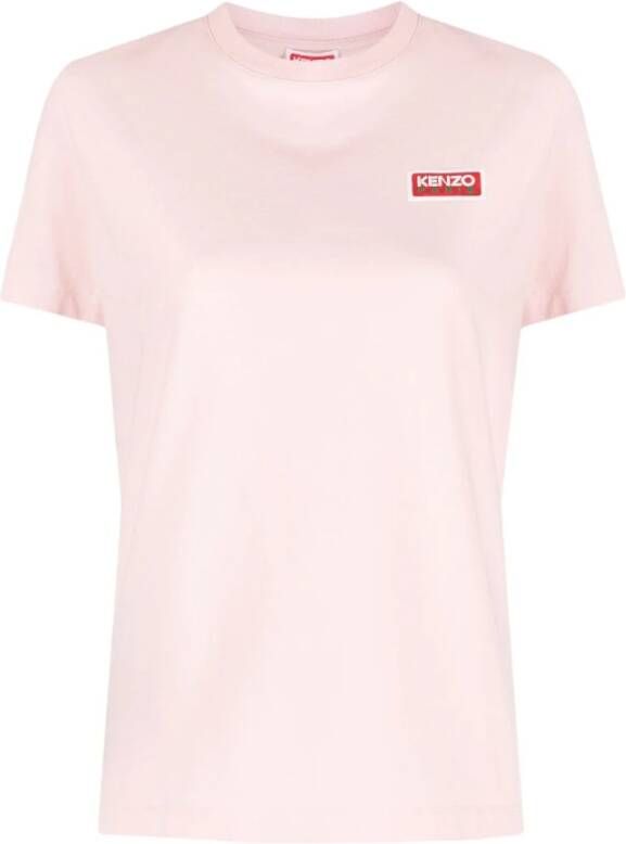 Kenzo Stijlvol Dames T-Shirt Verhoog je modegame Pink Dames