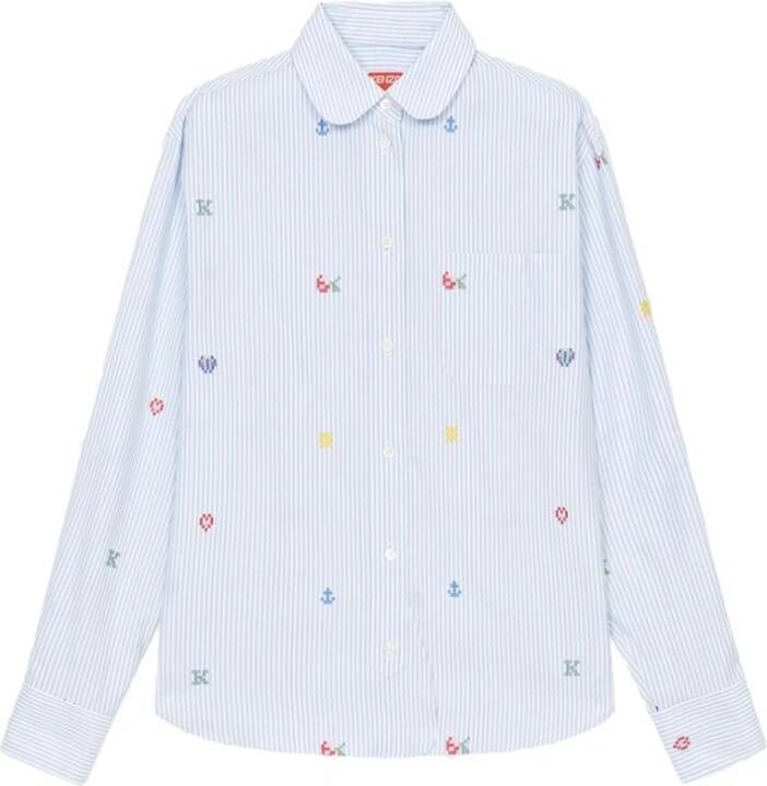 Kenzo Shirt Blauw Dames