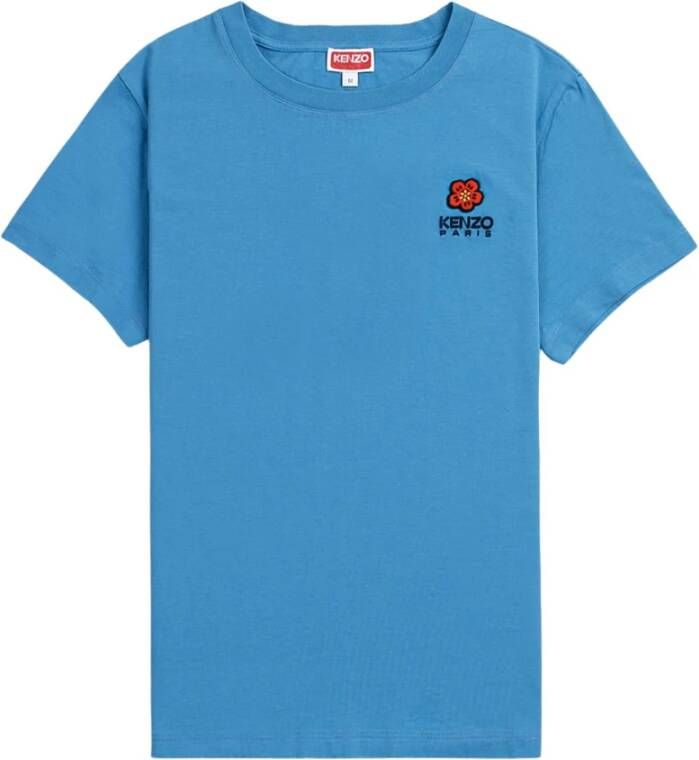 Kenzo T-shirt z-logo Blauw Dames