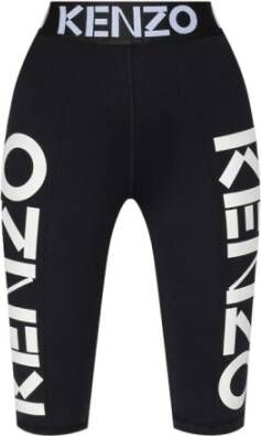 Kenzo Short leggings with logo Zwart Dames