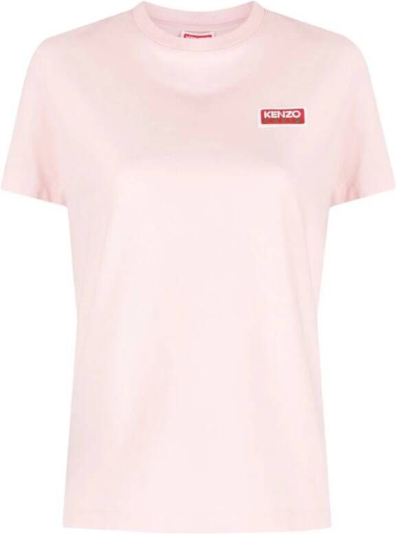 Kenzo Stijlvol Dames T-Shirt Verhoog je modegame Roze Dames