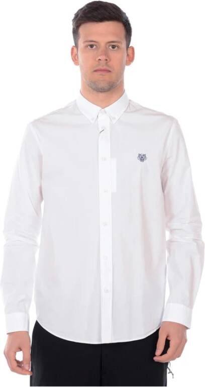 Kenzo Stijlvol Formeel Overhemd White Heren