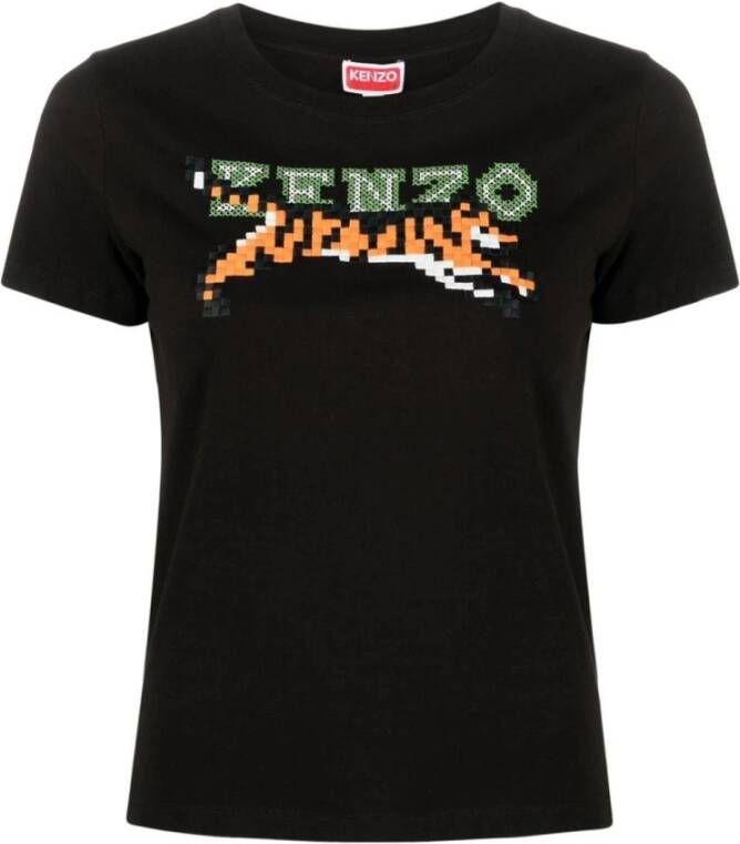 Kenzo Stijlvolle Dames T-Shirt Zwart Dames