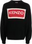 Kenzo Logo-detail Gebreide Trui Black Heren - Thumbnail 1