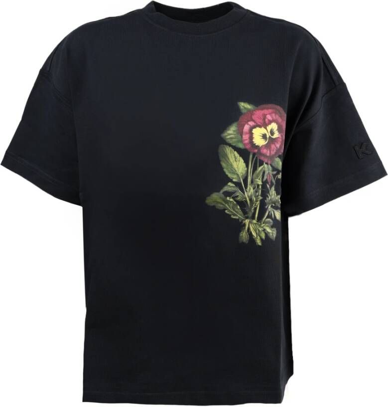 Kenzo Stijlvolle T-Shirt Art. Fb62Ts6944Sb 99 Zwart Dames