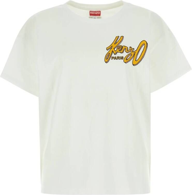 Kenzo Stijlvolle T-Shirt voor Heren Wit Dames