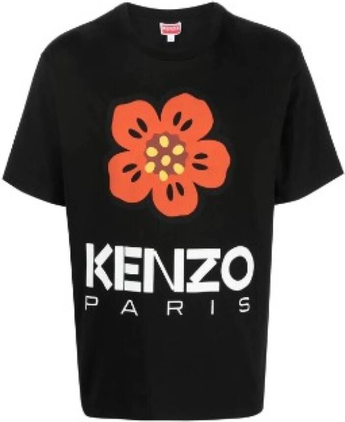 Kenzo Stijlvolle T-shirts en Polos Black Heren