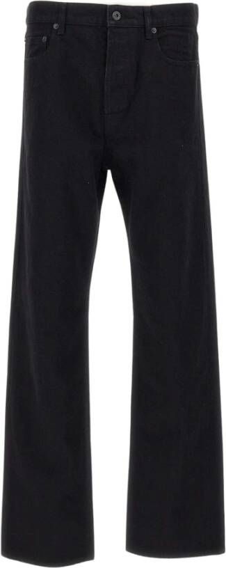Kenzo Elegante en Comfortabele Straight Jeans Black Heren