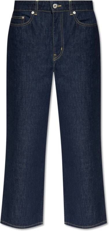 Kenzo Rinse Blue Cropped Jeans voor Vrouwen Blue Dames