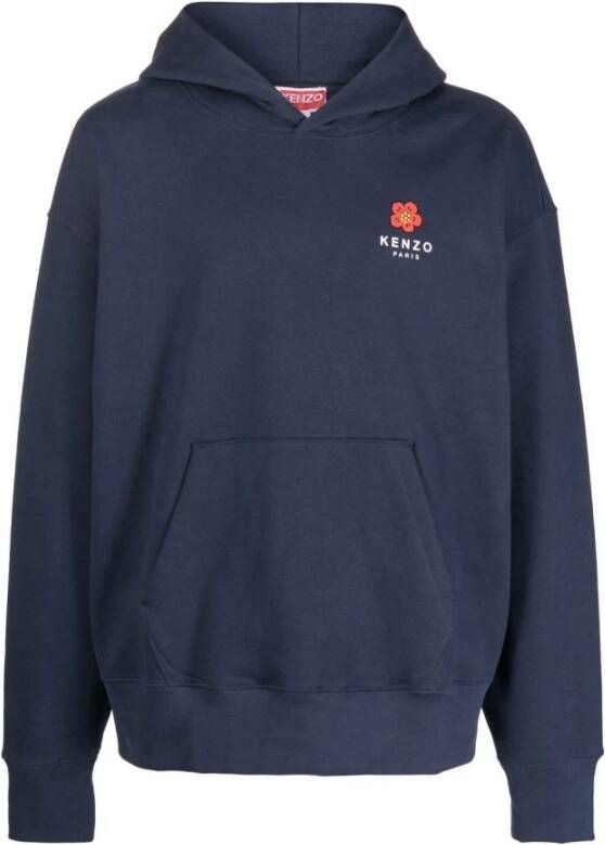 Kenzo Sweat À Capuche Boke Flower Blauw Heren