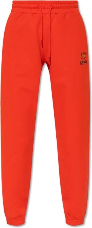 Kenzo Sweatpants met logo Rood Dames