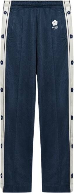 Kenzo Sweatpants with logo Blauw Heren