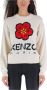 Kenzo Comfortabele en stijlvolle trui met ronde hals Wit Dames - Thumbnail 3