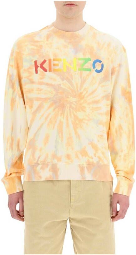 Kenzo Stijlvolle Oranje Sweatshirt voor Heren Multicolor Heren