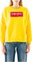 Kenzo Gouden Sweater met Paris Logo Patch Yellow Dames - Thumbnail 1
