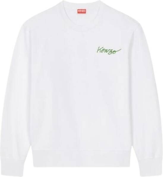 Kenzo Comfortabele Jersey Sweatshirt voor Dames White Dames