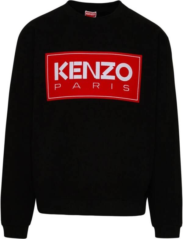 Kenzo Sweatshirt Paris Taille: XS Couleur Presta: Noir Zwart