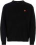 Kenzo Zwarte Crewneck Sweatshirt met Boke Bloemenpatch Black Heren - Thumbnail 1