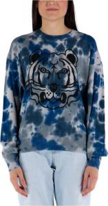 Kenzo Tiger Head Sweatshirt Blauw Dames
