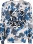 Kenzo Katoenen Bedrukte Trui Tijgerhoofddetail Multicolor Heren - Thumbnail 1