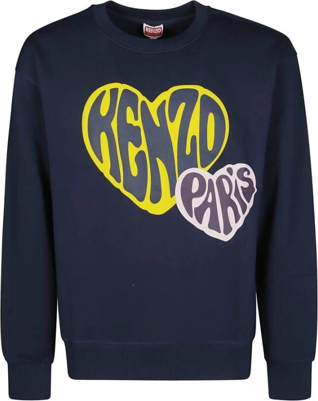 Kenzo Paris Sweaters voor Mannen en Vrouwen Blauw Heren