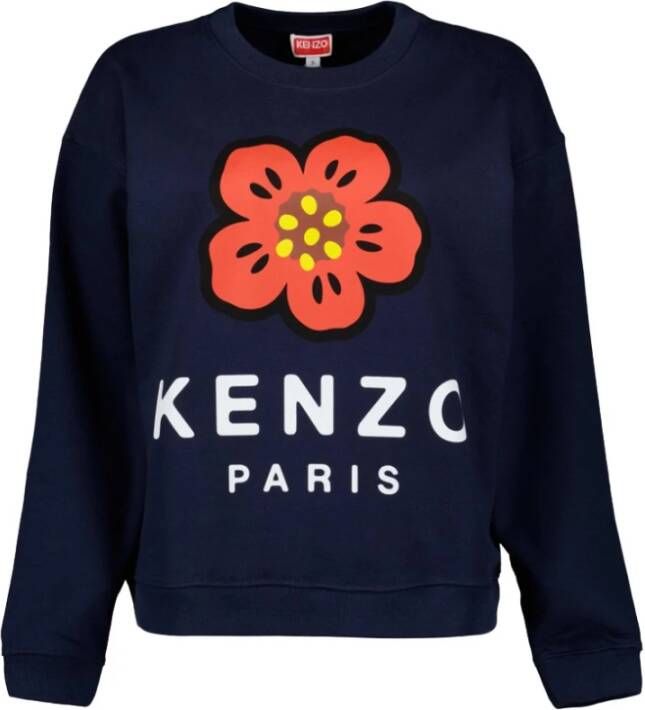 Kenzo Stijlvolle Sweatshirt met Logo Print voor Dames Multicolor Dames