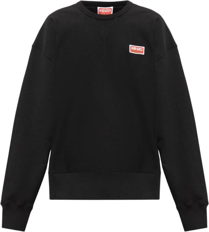 Kenzo Paris Logo-Print Sweatshirt Black Heren