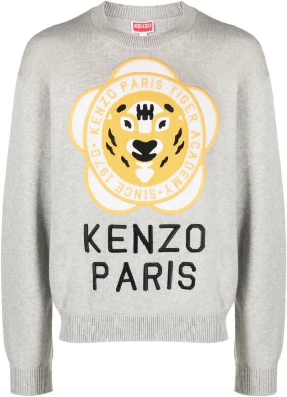Kenzo Grijze Sweaters Collectie Gray Heren