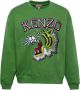 Kenzo Jungle Geborduurd Sweatshirt met Tijgerhoofd Motief Green Dames - Thumbnail 4