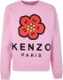 Kenzo Sweatshirt met Lange Mouwen en Print op de Voorkant Pink Dames - Thumbnail 2