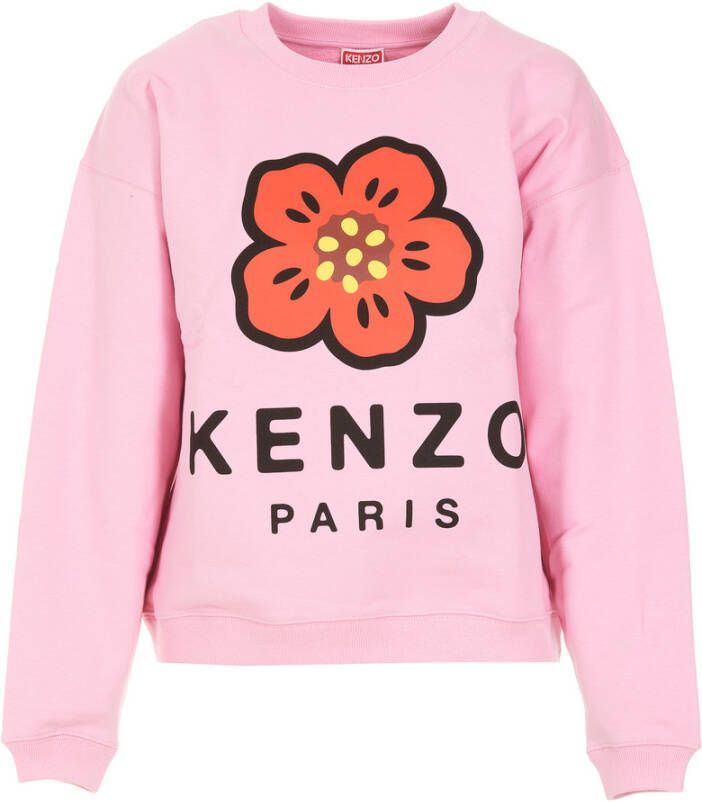 Kenzo Comfortabele en stijlvolle Flower Sweatshirt Roze Dames