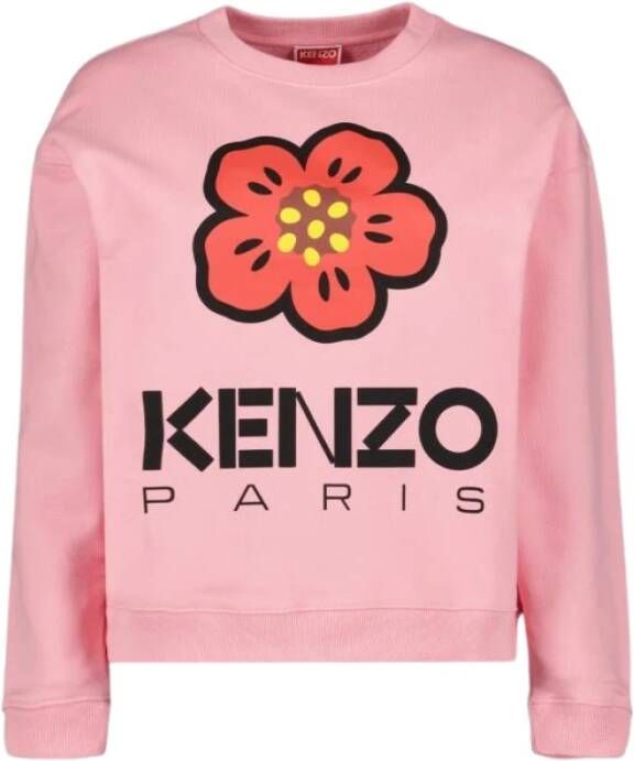 Kenzo Comfortabele en stijlvolle Flower Sweatshirt Roze Dames