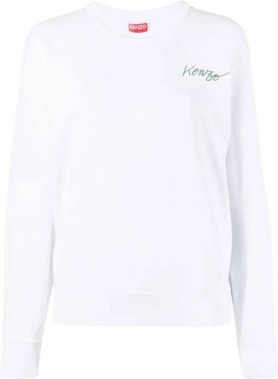 Kenzo Comfortabele Jersey Sweatshirt voor Dames White Dames